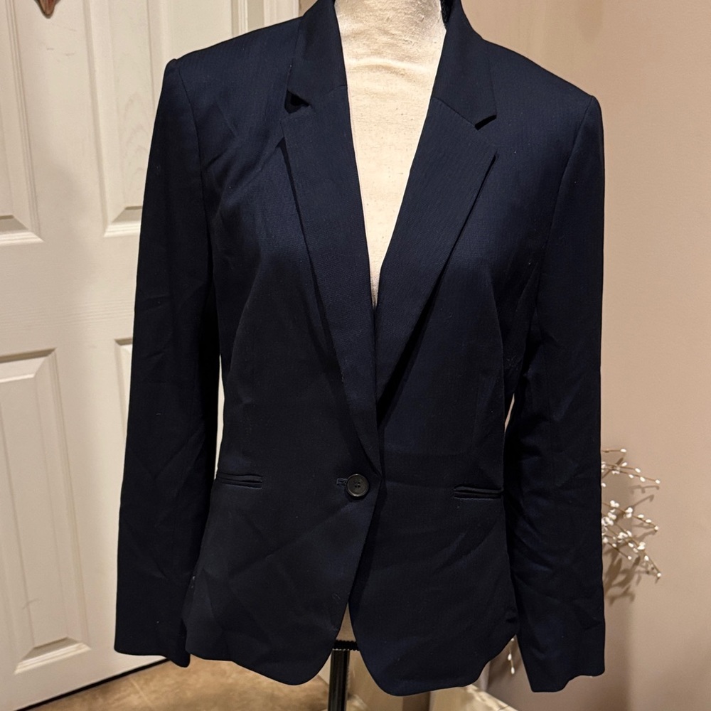 H&M women’s blazer navy